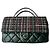 CHANEL Airlines - Bolsa com aba com alça superior em couro de bezerro envelhecido e acolchoado - Grande NOVO Multicor