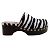 Alaïa alaia blanco / Zuecos Pony Cebra Negros - vista 2