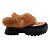 Stella Mc Cartney Zoccoli Traccia Traforati In Pelliccia Sintetica Marrone Stella McCartney - vista 2