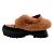 Stella Mc Cartney Zoccoli Traccia Traforati In Pelliccia Sintetica Marrone Stella McCartney - vista 3