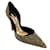Zapatos de tacón Alex con cristales dorados de Alexandre Vauthier Negro Suecia  ref.1031938