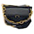marni negro / marrón / Bolso de hombro de cuero con adornos de piedras y correa de cadena dorada Multicolor  ref.1031943