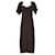 Reformation Printed Midi Dress in Black Viscose Cellulose fibre  ref.1031984