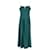 Robe mi-longue à col carré Reformation en coton biologique vert Vert olive  ref.1032003