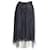 Dolce & Gabbana Tulle Point D'esprit Midi Skirt in Black Polyamide Nylon  ref.1032268