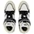 Ami Paris Zapatillas altas ADC en piel blanca y negra Multicolor Cuero  ref.1032280