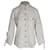 Chloé Chloe Button-Down-Hemd aus cremefarbenem Leinen Weiß Roh  ref.1032284