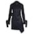Off White Off-White Jersey Wrap Mini Dress in Black Polyamide  ref.1032295