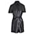 Nanushka Bleted Mini Dress in Black Polyurethane  Plastic  ref.1032296