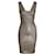 Herve Leger Sleeveless Bandage Dress In Gold Rayon Golden Metallic Cellulose fibre  ref.1032301