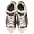Sneakers alte Prada foderate in shearling in pelle scamosciata marrone Svezia  ref.1032315