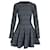 Alaïa Mini-robe évasée mouchetée Alaia en viscose multicolore Fibre de cellulose  ref.1032326