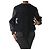 Tsumori Chisato Black wool bomber jacket with leather sleeves - size