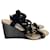 BALENCIAGA  Sandals T.eu 38.5 Suede Black  ref.1032549