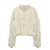 Manteau veste matelassé Chanel Polyamide Blanc  ref.1032550