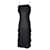 Elie Saab Black Sequin Midi Dress Silk  ref.1032619