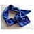 Louis Vuitton Sciarpa di Seta Winners Blu  - vista 8