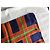 Yves Saint Laurent Sciarpa di seta a quadri Verde Blu Rossa Multicolore - vista 4