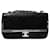 Chanel Zeitlose klassische Tasche mit einer Klappe Schwarz Leder  ref.1032628