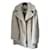 MUUBAA Polly Shearling Jacket with Oversized Collar Cream Lambskin  ref.1032633