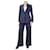 Gabriela Hearst Conjunto blazer de caxemira azul e calças plissadas - tamanho IT 40 Casimira  ref.1032727