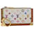 LOUIS VUITTON Pochette Cles Multicolor Monogramma Bianco M92655 auth 49633  ref.1032798