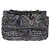 Mademoiselle Borsa Chanel 2.55 in tweed grigio - 101378 - vista 2