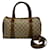 Ophidia Gucci Brown GG Canvas Horsebit Shoulder Bag Beige Leather Cloth  ref.1032908