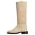 Autre Marque Neutral calf hair below-the-knee boots - size EU 39 Leather  ref.1032942
