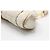 Pochette Louis Vuitton in tessuto damascato bianco - vista 4