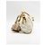 Pochette Louis Vuitton in tessuto damascato bianco - vista 6