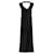 Élégant! Chanel 97c Croisière Karl Lagerfeld 1997 robe de soirée noire & boutons logo  ref.1032964