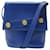 Céline VINTAGE CELINE HANDBAG BANDOULIERE BLUE GRAINED LEATHER MEDALLION SPHERE HAND BAG  ref.1033277