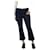 Frame Denim Blaue Indigo-Stretch-Bootcut-Jeans mit Kontrastnähten – Größe W32 Baumwolle  ref.1033408