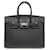 Hermès HERMES BIRKIN 25 Black Leather  ref.1033422