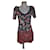 Just Cavalli Patterned dress Multiple colors Silk Viscose  ref.1033626