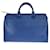 Louis Vuitton Speedy 30 Azul Couro  ref.1033971