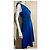 Autre Marque Vestido Marios Schwab azul celeste com enfeites de renda - vista 4