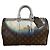 Abbesses Louis Vuitton Nebulosa Keepall 35 Marrone Argento