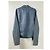 Giacca Opening Ceremony Blu in Lino e Cotone con Maniche a Righe - vista 6