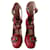Gucci Ankle Boots Dark red Leather  ref.1034048