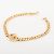 Dior Bracciale a catena con logo ingioiellato in oro - vista 5