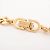 Dior Bracciale a catena con logo ingioiellato in oro - vista 9