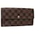 Louis Vuitton Portefeuille Sarah Brown Cloth  ref.1034289