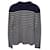 Saint Laurent Striped Sweater in Navy Blue Cotton Wool  ref.1034386