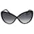 Gafas de sol estilo ojo de gato con forma de mariposa extragrandes Madison de Tom Ford en acetato negro Fibra de celulosa  ref.1034397