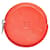 Loewe Round Leather Coin Purse Red  ref.1034415