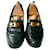 Hermès HERMES Mocassins Croco noir TBE 40,5 IT Cuirs exotiques  ref.1034563