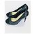 Tacchi con plateau Chanel grigio scuro e nero in pelle Grigio antracite - vista 14