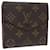 LOUIS VUITTON Monogram Porte Monnaie Bier Cartes Crdit Wallet M61652 Auth ep1325 Cloth  ref.1034699